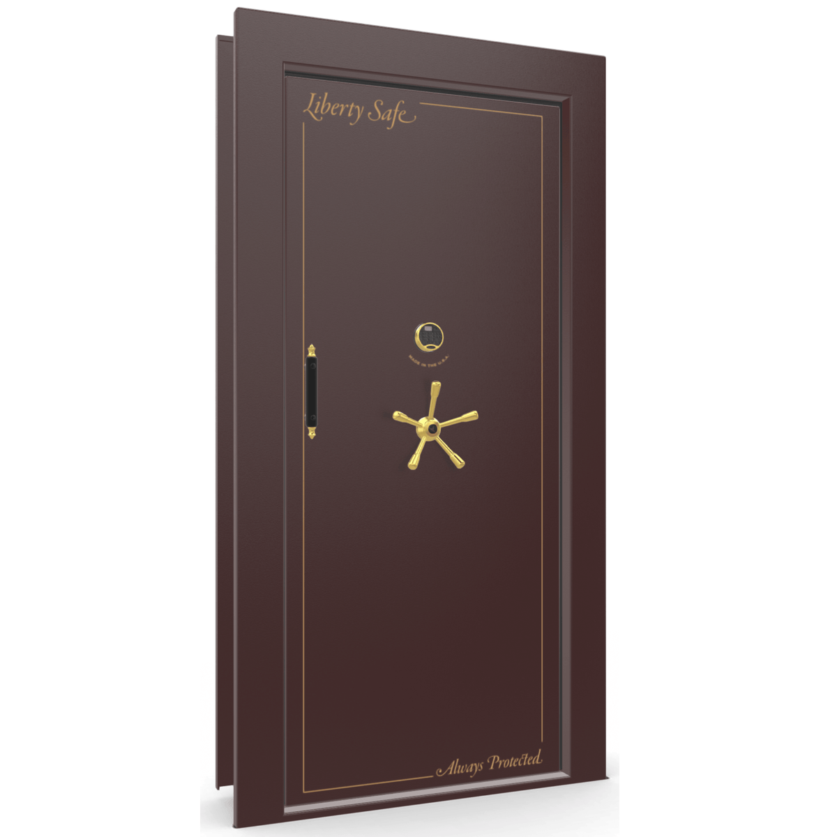 Vault Door Series | In-Swing | Right Hinge | White Marble | Mechanical Lock