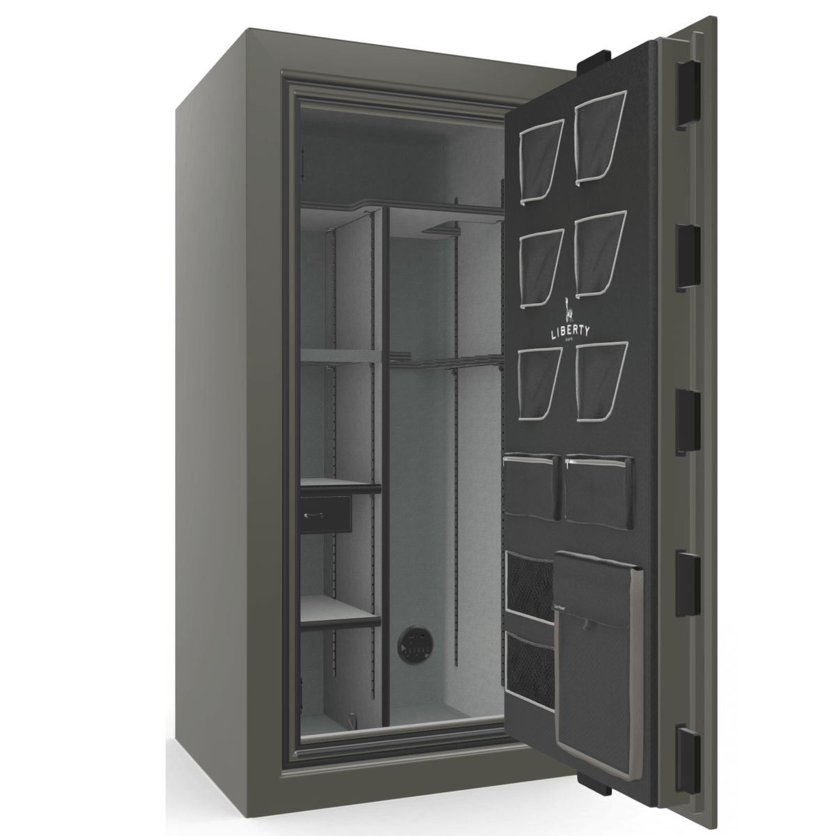 Classic Plus | 25 | Level 7 Security | 110 Minute Fire Protection | Gray 2-Tone | Black Mechanical Lock | 60.5&quot;(H) x 30&quot;(W) x 29&quot;(D)